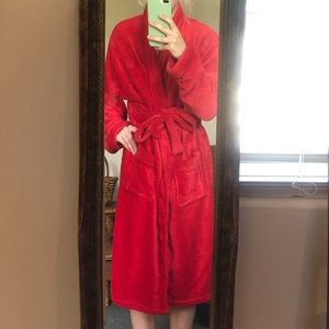Red Fuzzy Robe